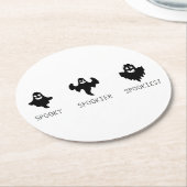 Spooky Spookier Spookiest Runder Pappuntersetzer (Angewinkelt)