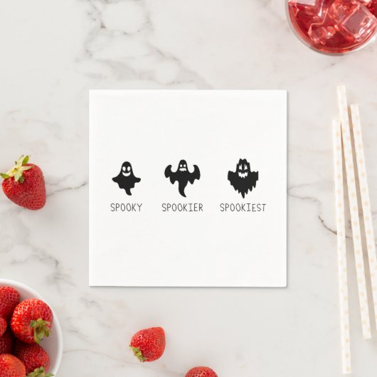 Spooky Spookier Spookiest Serviette (Beispiel)