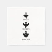 Spooky spookier spookiest serviette (Vorderseite)