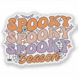 Spooky Spooky Season Aufkleber