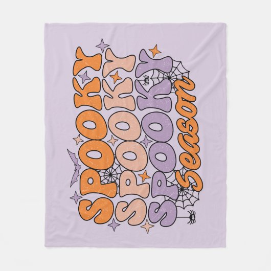 Spooky Spooky Season Fleecedecke (Vorderseite)