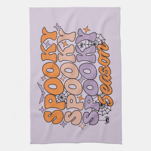 Spooky Spooky Season Geschirrtuch (Vertikal)
