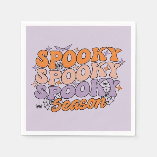 Spooky Spooky Season Serviette (Vorderseite)