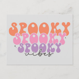 Spooky Spooky Spooky Vibes Postkarte