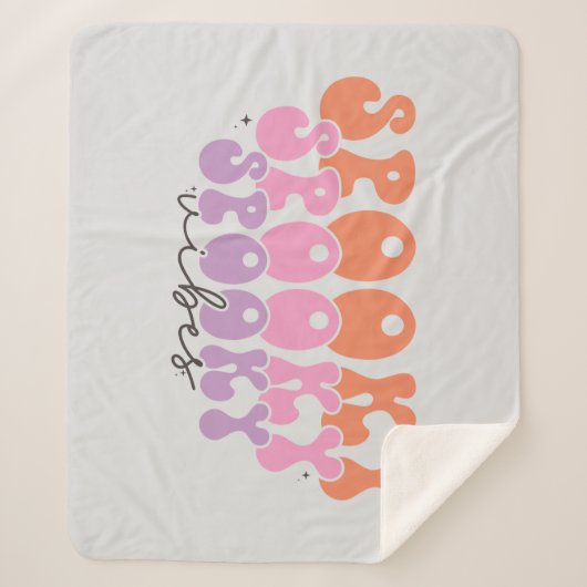 Spooky Spooky Spooky Vibes Sherpadecke (Vorderseite)