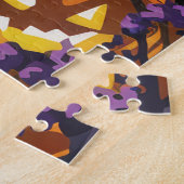 Spooky Springer Spanier Halloween Hexenkürbis Puzzle (Seite)