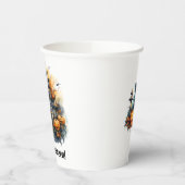 Spooky Spuk Castle Halloween Paper Cup Pappbecher (Links)