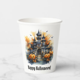 Spooky Spuk Castle Halloween Paper Cup Pappbecher