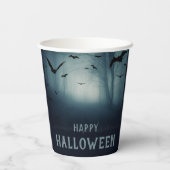 Spooky Spuk Forest Halloween-Party Pappbecher (Rückseite)