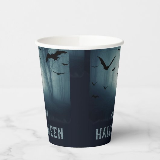 Spooky Spuk Forest Halloween-Party Pappbecher (Links)