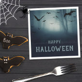 Spooky Spuk Forest Halloween-Party Serviette