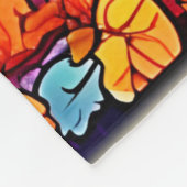 Spooky Spuk House Artwork Fleecedecke (Ecke)