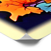 Spooky Spuk House Artwork Poster (Ecke)