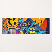 Spooky Spuk House Artwork Yogamatte (Vorderseite (Horizontal))