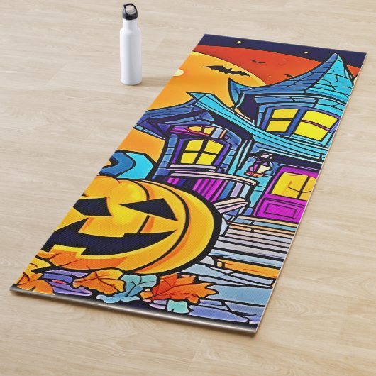 Spooky Spuk House Artwork Yogamatte (Beispiel)