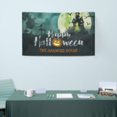 Spooky Spuk House Costume Night Sky Halloween Banner (Messeveranstaltung)