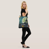 Spooky Spuk House Costume Night Sky Halloween Tasche (Am Model)