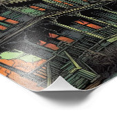 Spooky Spuk House Fotodruck (Ecke)