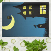 Spooky Spuk House Halloween Dekorative Handtuch (Gefaltet)