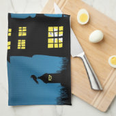 Spooky Spuk House Halloween Dekorative Handtuch (Viertel Falte)