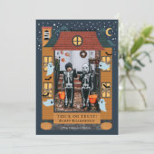 Spooky Spuk House Halloween Foto (Stehend Vorderseite)