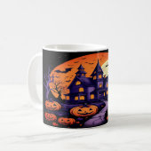 Spooky Spuk House Halloween Kaffeetasse (Vorderseite Links)
