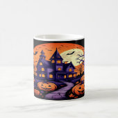 Spooky Spuk House Halloween Kaffeetasse (Mittel)