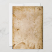 Spooky Spuk House Halloween Kostüm Party Einladung (Rückseite)