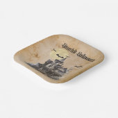 Spooky Spuk House Halloween Kostüm Party Pappteller (Gewinkelt)