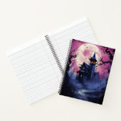 Spooky Spuk House Halloween Notizblock (Innenseite)