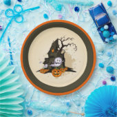 Spooky Spuk House Halloween Pappteller (Party)