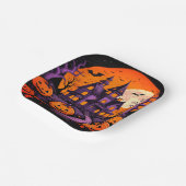 Spooky Spuk House Halloween Pappteller (Gewinkelt)