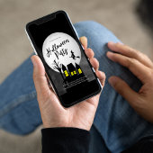 Spooky Spuk House Halloween-Party Custom Einladung