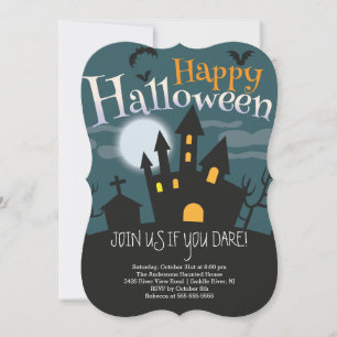 Spooky Spuk House Halloween-Party Einladung