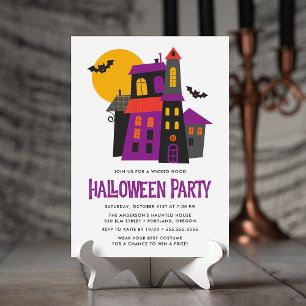 Spooky Spuk House Halloween-Party Einladung