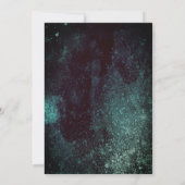 Spooky Spuk House Halloween-Party Einladung (Rückseite)