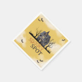 Spooky Spuk House Halloween-Party Paper Napkin Serviette (Ecke)