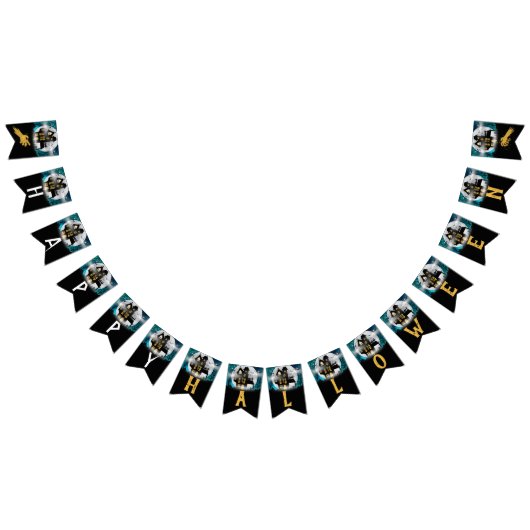 Spooky Spuk House Halloween-Party Wimpelkette (Alle)