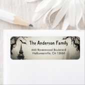 Spooky Spuk House Halloween Rücksendeadresse (Insitu)