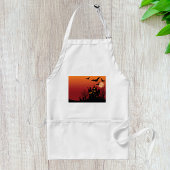 Spooky Spuk House Halloween Schürze