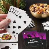 Spooky Spuk House Halloween Spielkarten (In Situ)