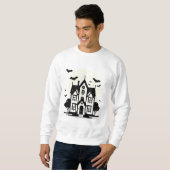 Spooky Spuk House Halloween Sweatshirt (Vorne ganz)
