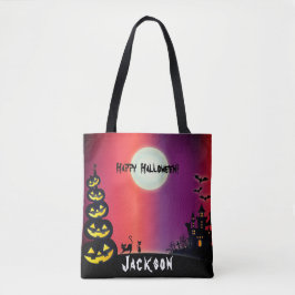 Spooky Spuk House Halloween Tasche