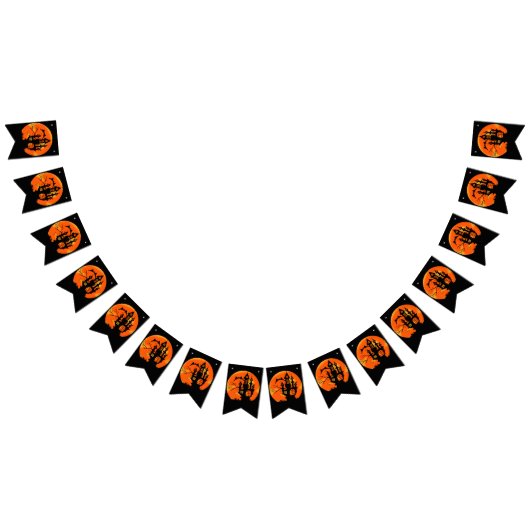 Spooky Spuk House Halloween Wimpelkette (Alle)