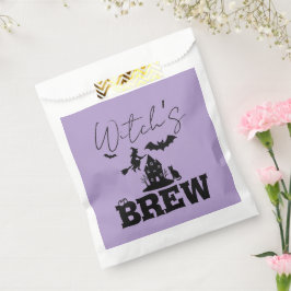 Spooky Spuk House & Hexe Silhouette | Geschenktütchen