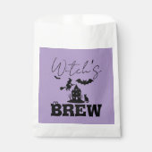 Spooky Spuk House & Hexe Silhouette | Geschenktütchen (Vorderseite)