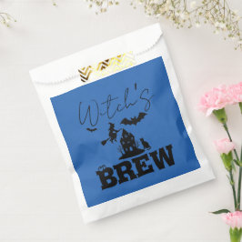 Spooky Spuk House & Hexe Silhouette | Geschenktütchen