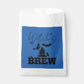 Spooky Spuk House & Hexe Silhouette | Geschenktütchen (Vorderseite)