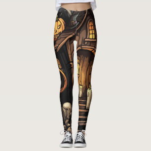 Spooky Spuk House Leggings 🕷️ 🎃