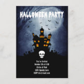 Spooky Spuk House mit Blue Ghost Begleitkarte (Vorderseite)